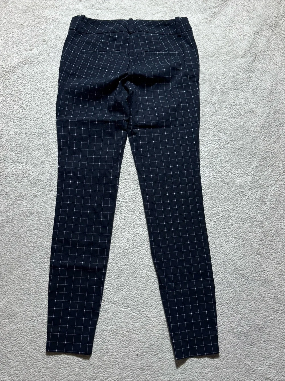 The Limited Pants Womens 0 Ideal Stretch Black White Plaid Low Rise Dress Slacks - Picture 9 of 14